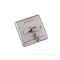 Door Release Push Button Doorbell on Stainless Steel Panel With Key